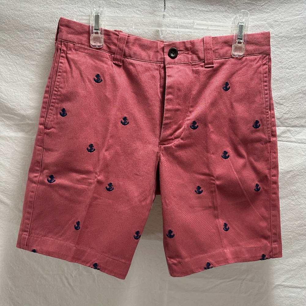J Crew Anchor Embroidered Shorts EUC